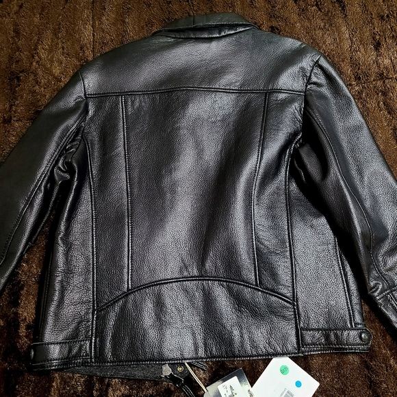 Collar Leather Jacket - Picture 5 of 5